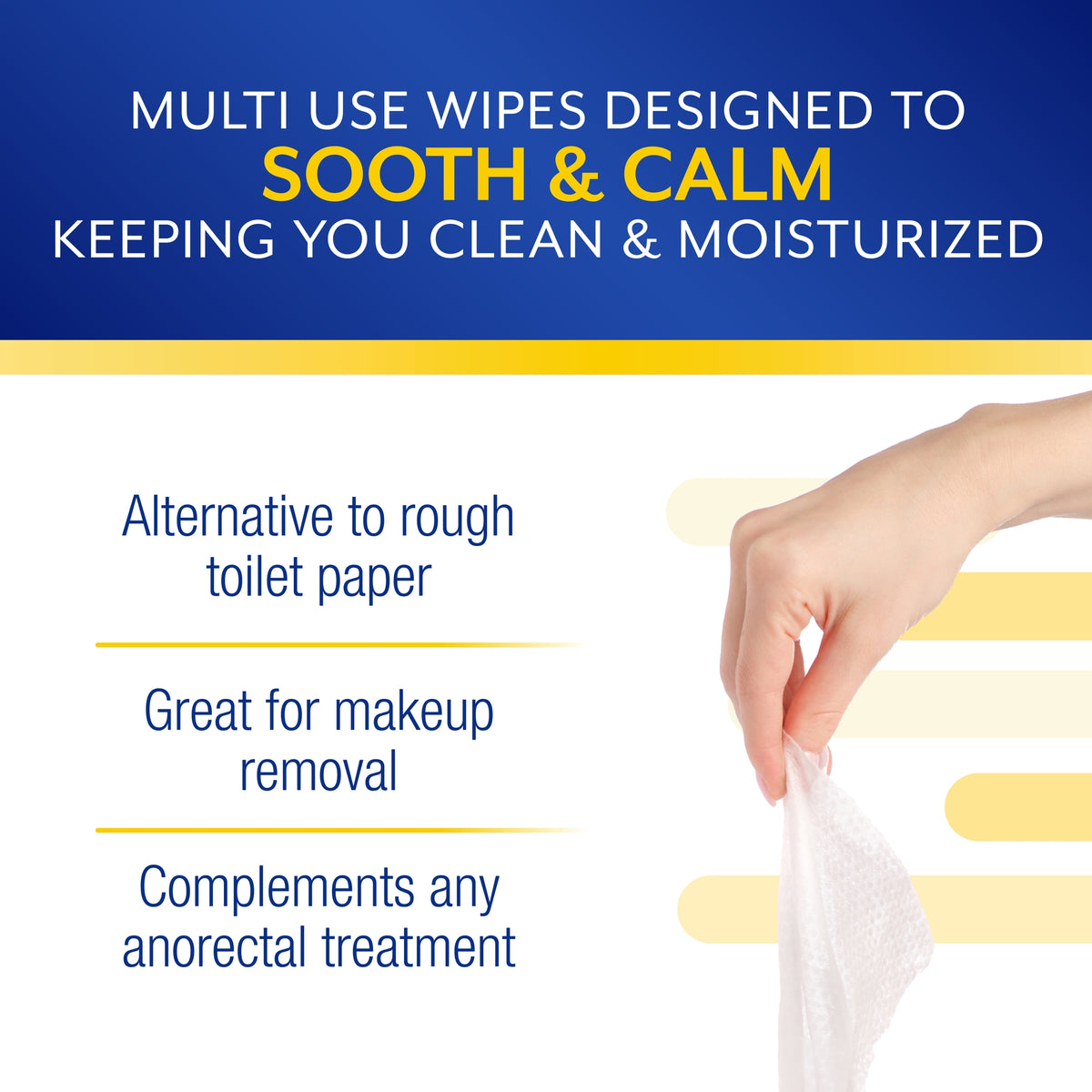 100% Natural Soothing Wipes