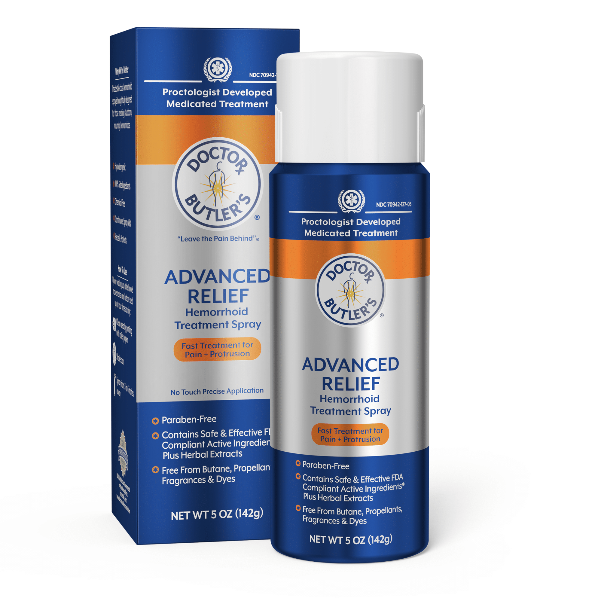 Advanced Relief Hemorrhoid Treatment Spray – Doctor Butler's