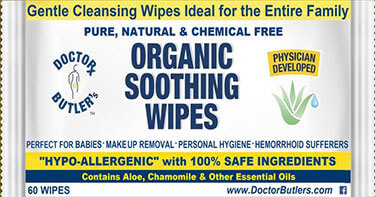Doctor Butler's Organic Healing Wipes