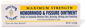 Doctor Butler's hemorrhoid and fissure ointment