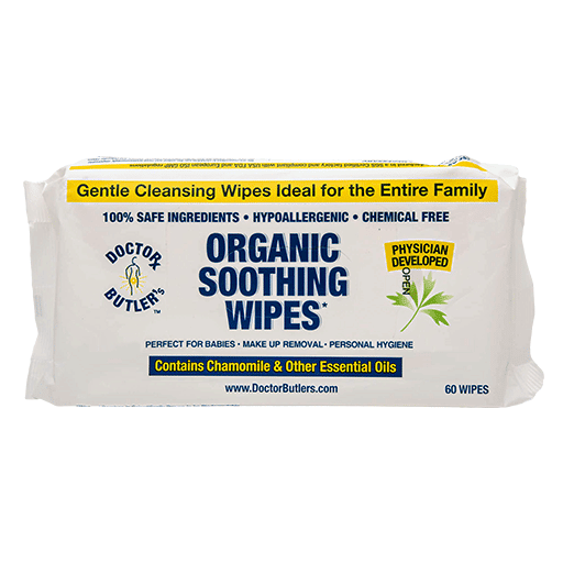 Doctor Butler's Soothing Organic Wipes