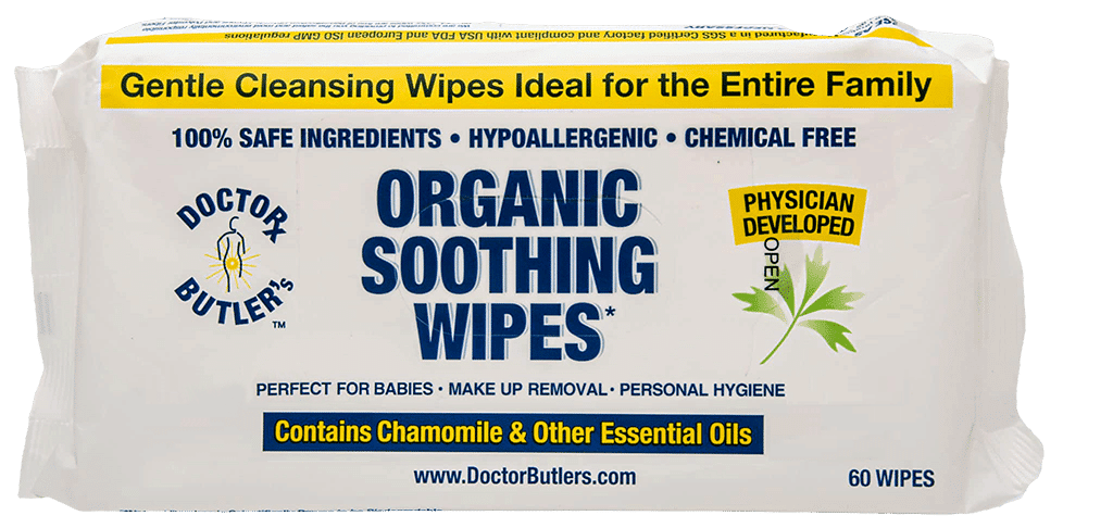 Soothing Organic Wipes