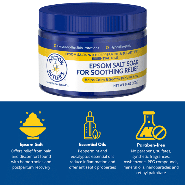 Epsom Salt for Hemorrhoid Soothing