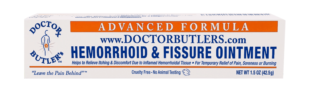 Hemorrhoid Cream With Lidocaine Advanced Formula Doctor Butlers 