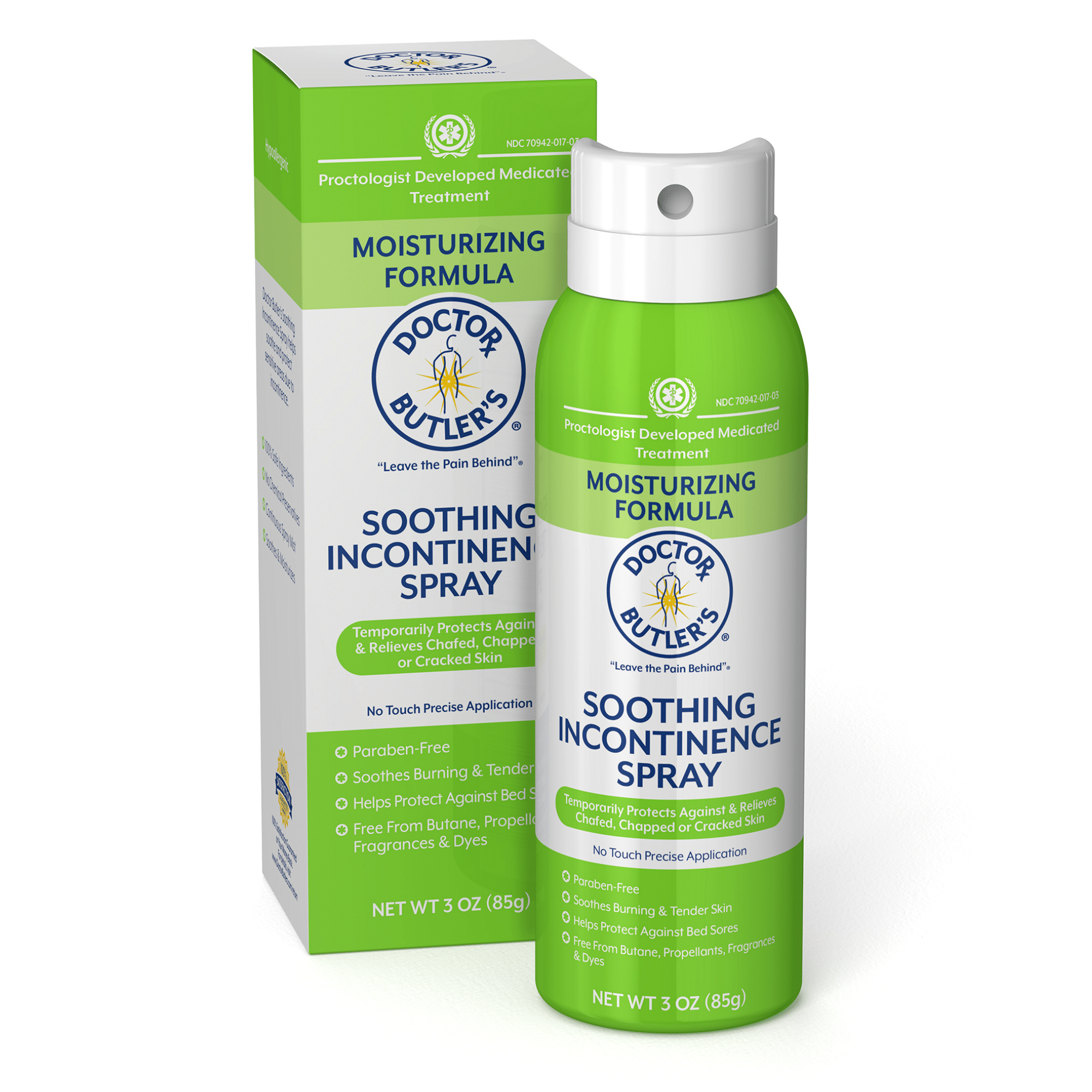 Soothing Incontinence Spray by Doctor Butler's