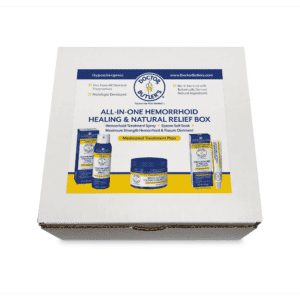 Hemorrhoid Relief Healing Bundle box